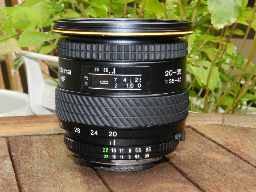 即撮影可 Tokina AF 20-35mm f/3.5~4.5 ズームレンズ