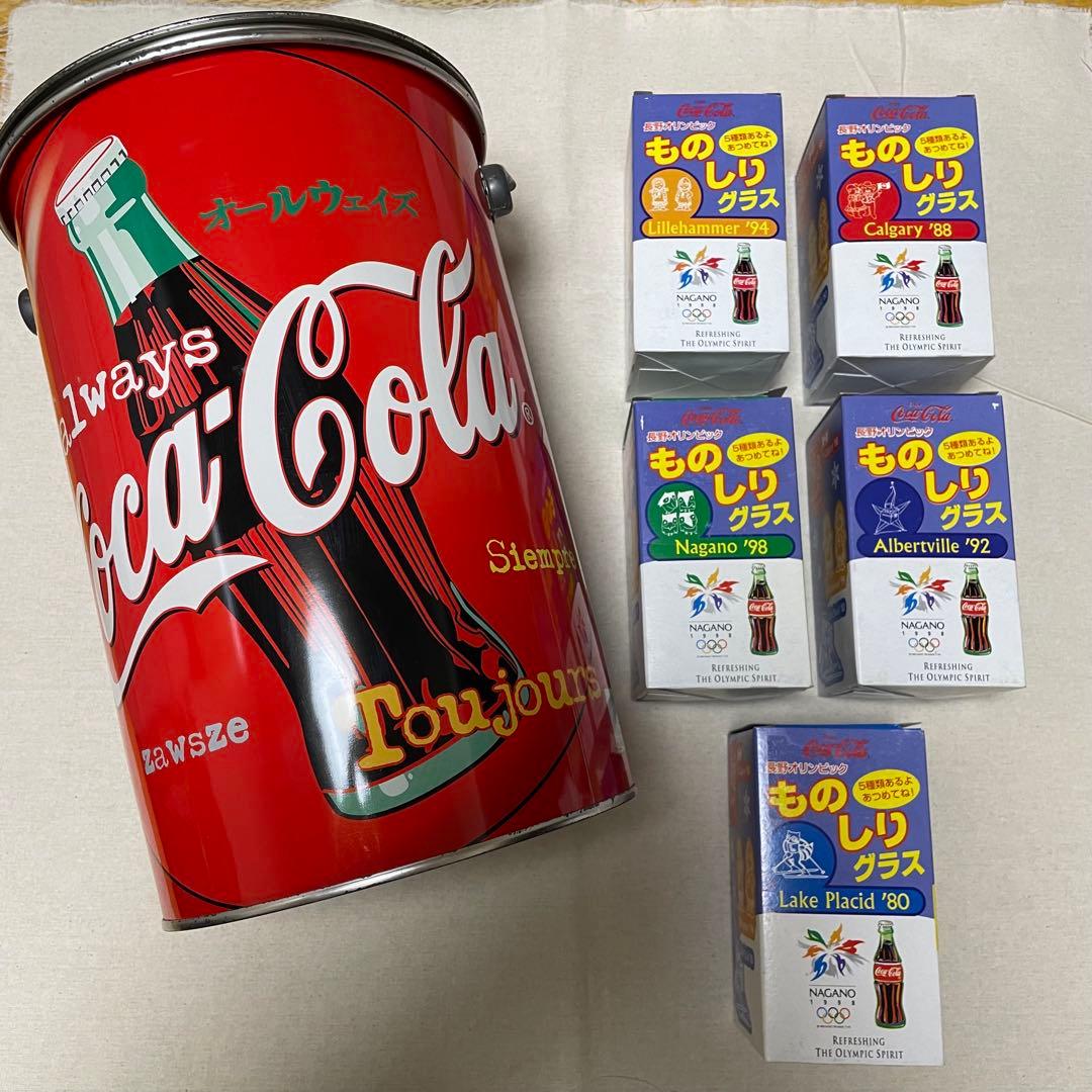 長野オリンピック コカコーラ ペール缶 ものしりグラス - メルカリ