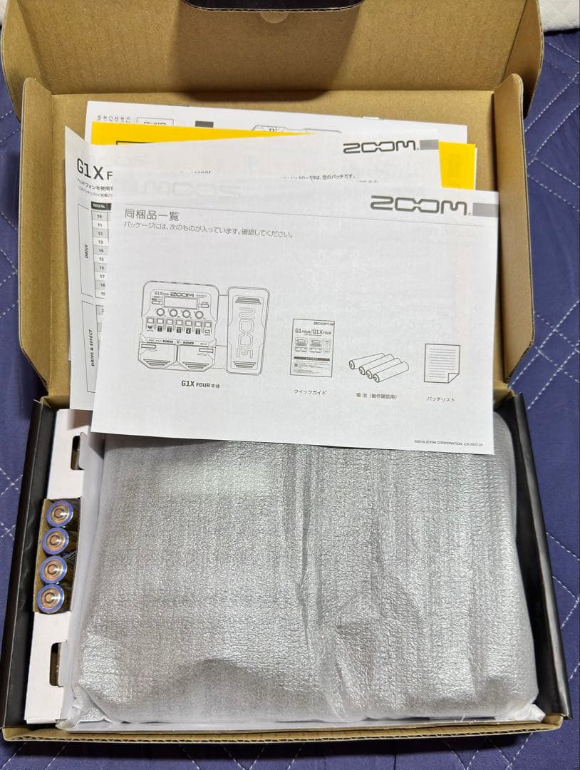 美品）ZOOM G1X FOUR （箱取説付き）（ワンオーナー） - メルカリ