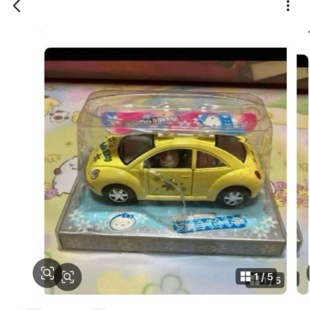 サンリオ　ハローキティ　ファニービートル　平成レトロ〜OSH キティ ファニービートル ミニカー 平成レトロ 2000年 サンリオ - メルカリ