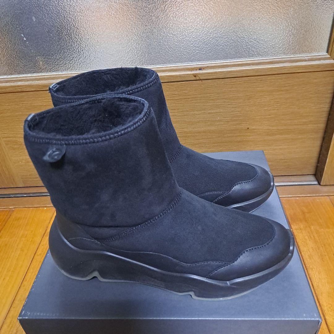 エコー　ムートンブーツ（ブラック）24.5cm