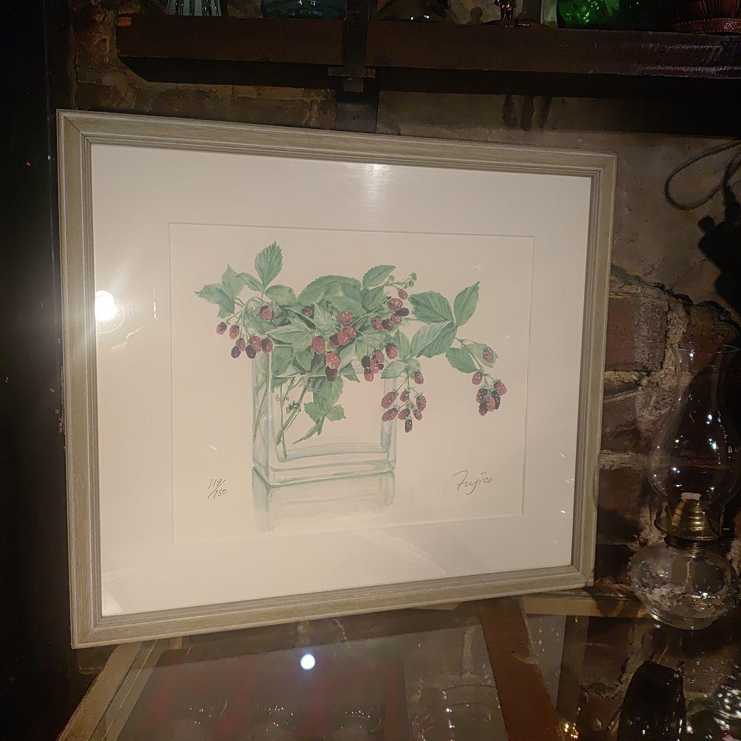 Fujiko 橋本不二子 限定150 直筆サイン 水彩画 油絵 絵画 版画 - メルカリ