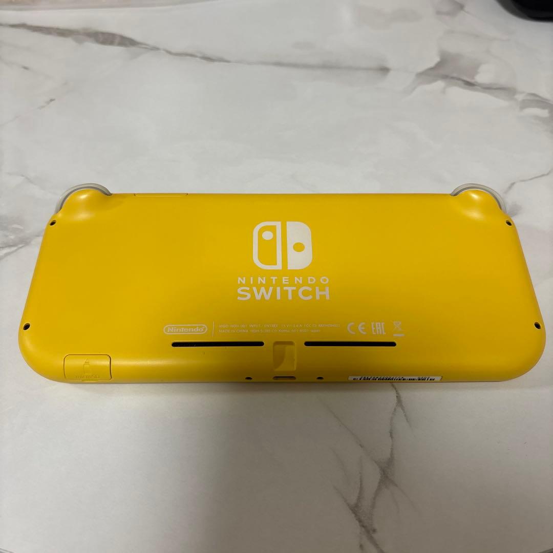 《動作確認済》Nintendo Switch Lite イエロー 純正ケース付き