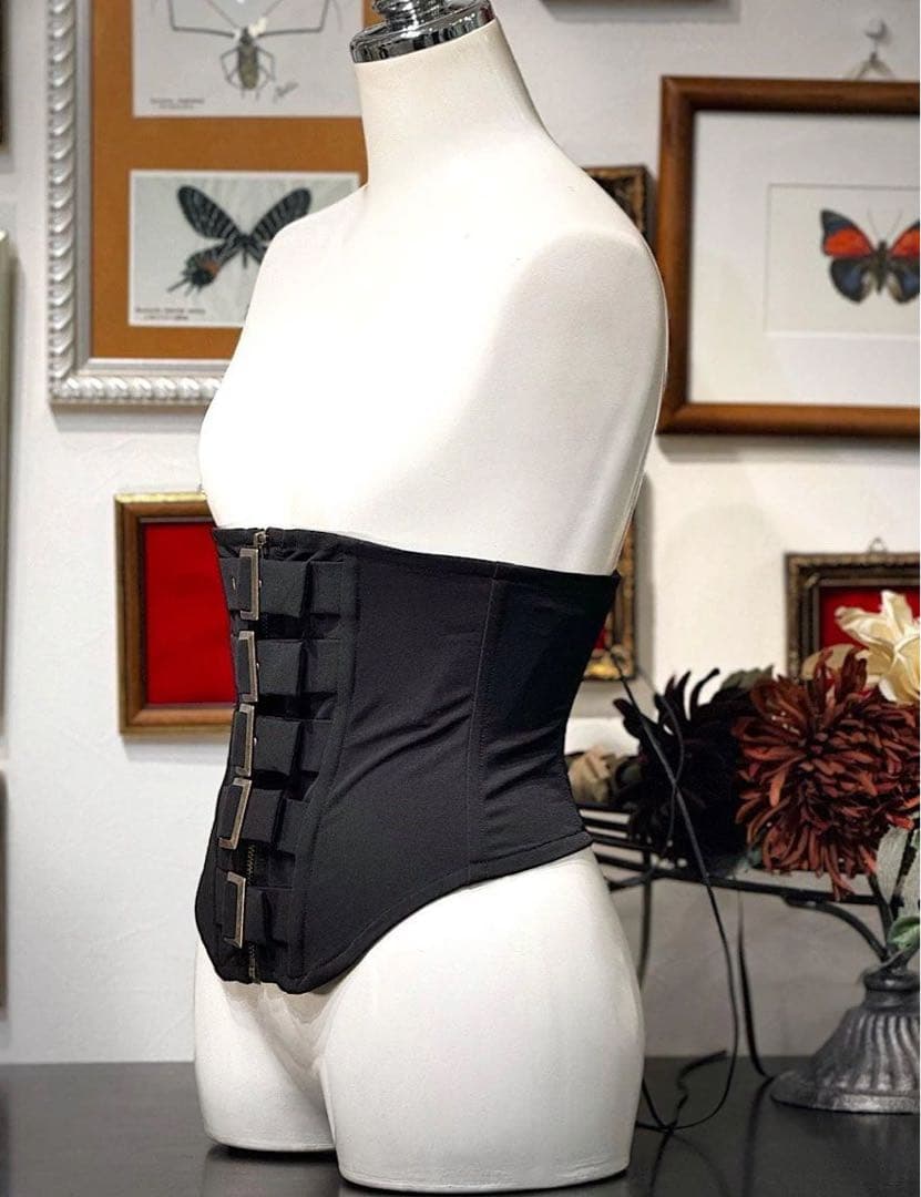 Na+H レザーコルセット ゴス ゴシック ロリィタ エヌエープラスエイチ