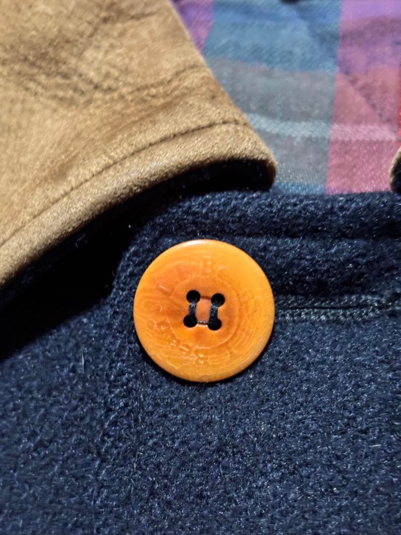 80s L.L.bean ハーフコート 襟ヌバック USA製