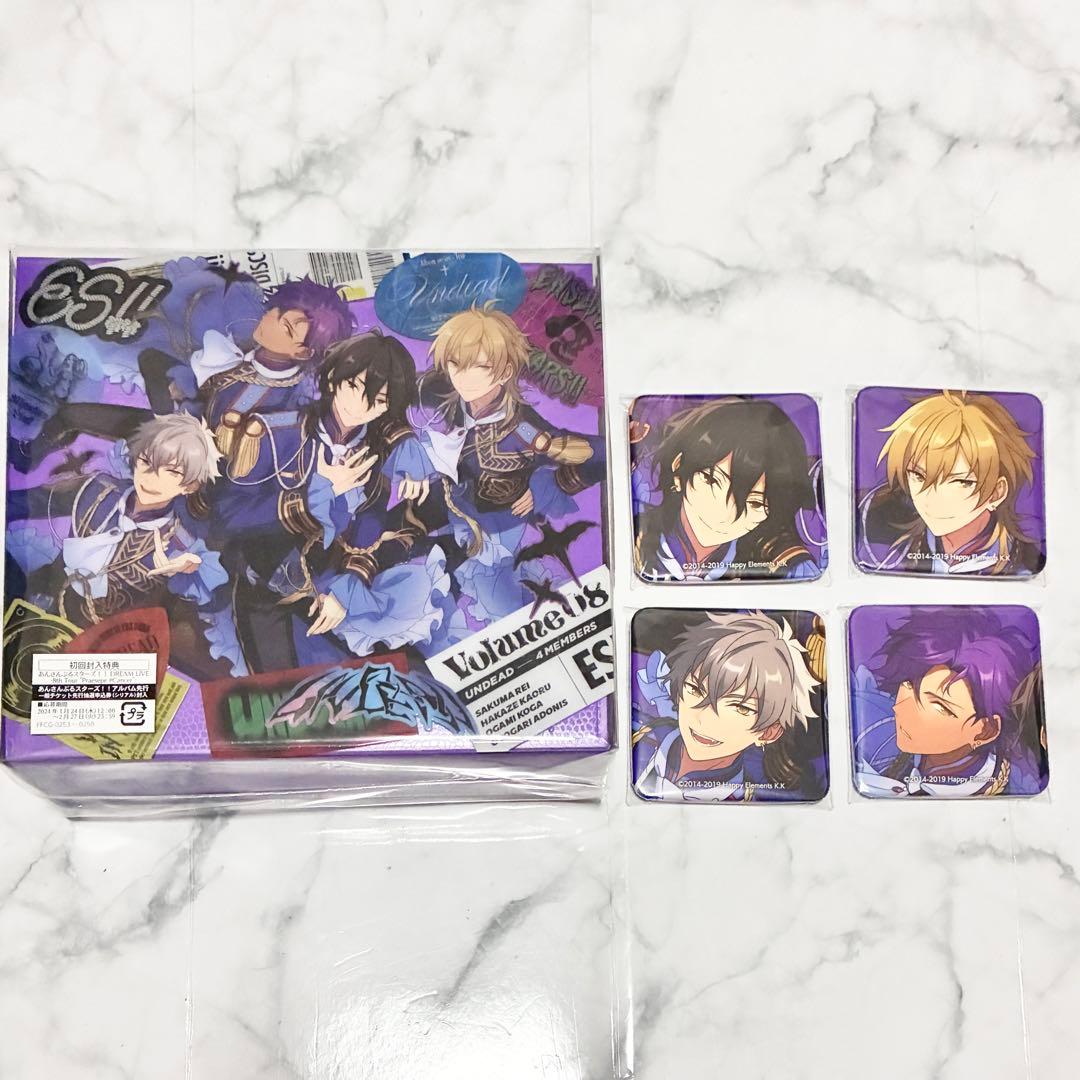 あんスタ UNDEAD アルバム TRIP ID風カード スクエア缶バッジ付 新品】 trip 缶バッジ スクエア缶 アルバム缶 UNDEAD - メルカリ