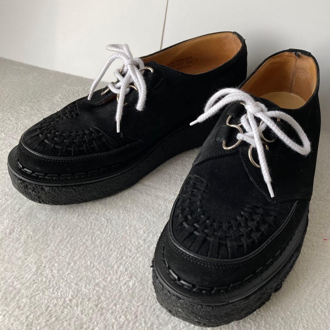 良品】GEORGECOX / ラバーソール ブラック スエード UK8 - メルカリ