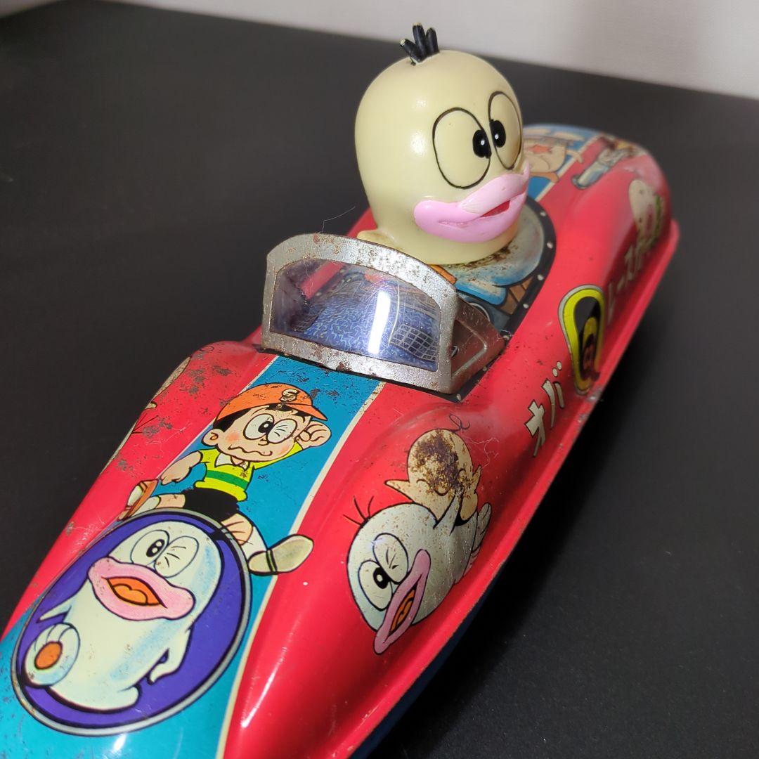 昭和レトロ オバケのQ太郎 オバQ レースカー ブリキ - メルカリ