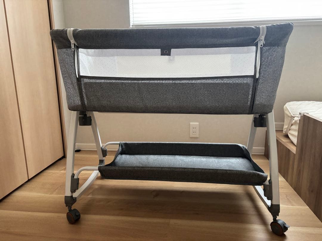 ベビーベッド ハイローベッド キャスター 揺かご 軽量 楽天市場】ベビーベッド 赤ちゃん 折りたたみ 添い寝ベッド 揺りかご