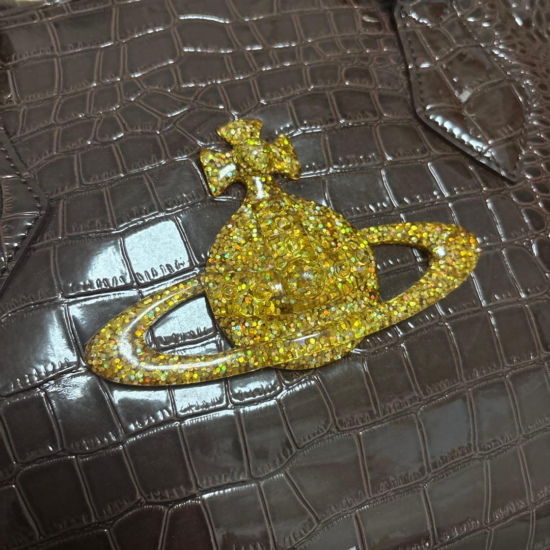 PRADA BR4892 カッフェ レザーハンドバッグ ☆ロゴエンボスレザー2WAY