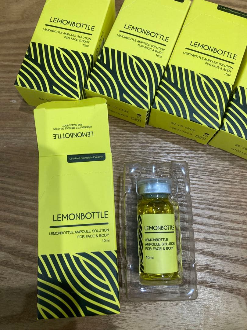 5本【即日発送】最安値・韓国発の脂肪溶解LEMONBOTTLE箱無し - メルカリ
