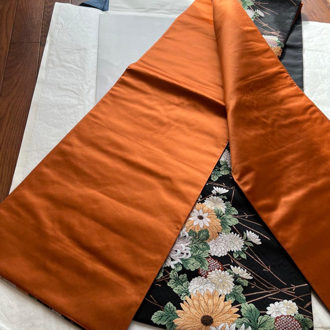 正絹 6通袋帯 貝島はるみ 綺麗伝説 ブラック - メルカリ