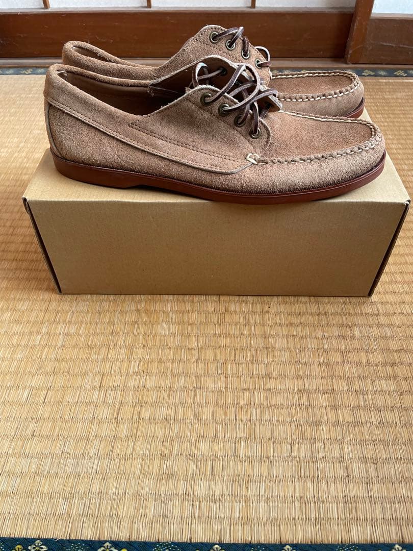 デッドストック ヴィンテージ エルエルビーン ベージュ スエード 28.5cm