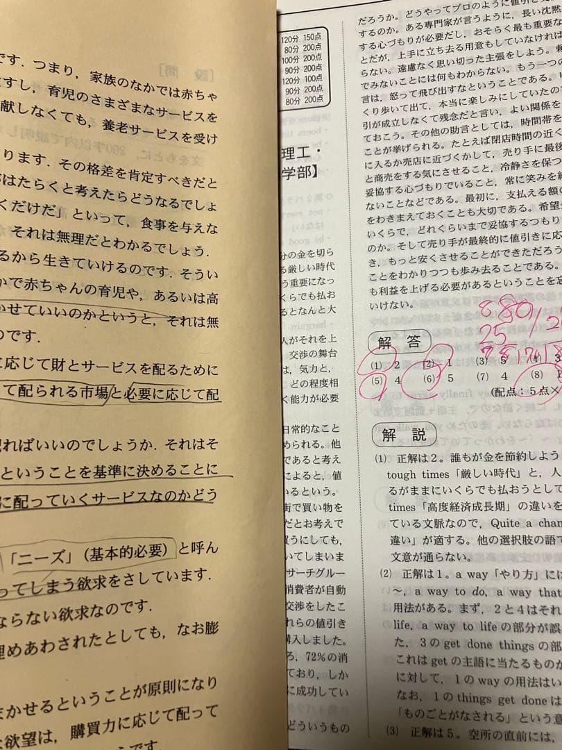 代々木ゼミナール 第2回 慶大入試プレ 2009 英語地歴小論文 経済学部