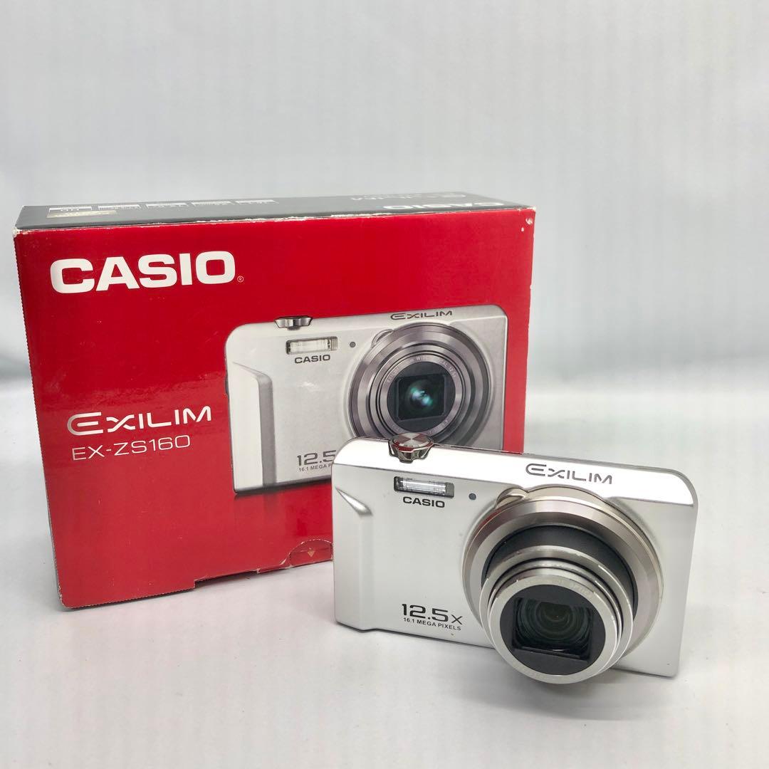 CASIO デジタルカメラ EXILIM シルバー EX-ZS160SR - メルカリ