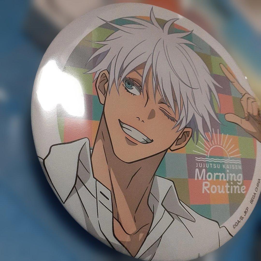 呪術廻戦セガラッキーくじ 希少 五条悟缶バッジ 合計2点セット - メルカリ