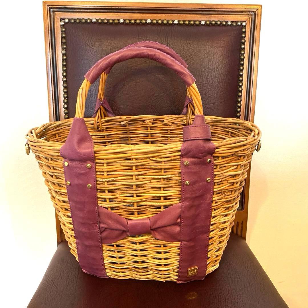 大特価♡Athena New York アシーナ ニューヨーク かごバッグ ニューヨーカーの休日スタイル♡アシーナのカゴバッグが可愛い