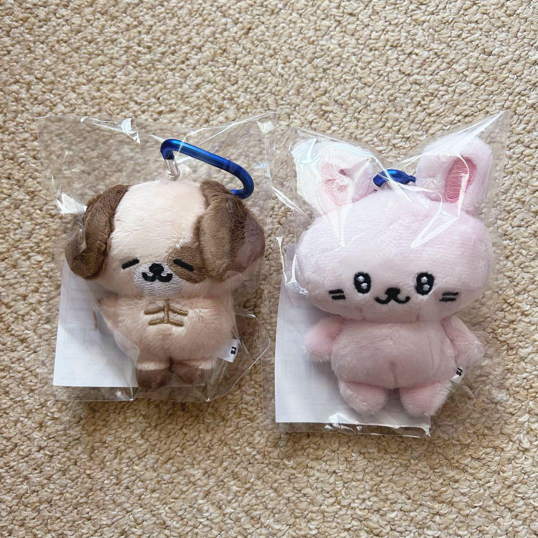 SUPER JUNIOR ぬいぐるみキーホルダー ドンへ ウニョク ウニョク ドンへ 2個セット ぬいぐるみキーホルダー SUPER JUNIOR