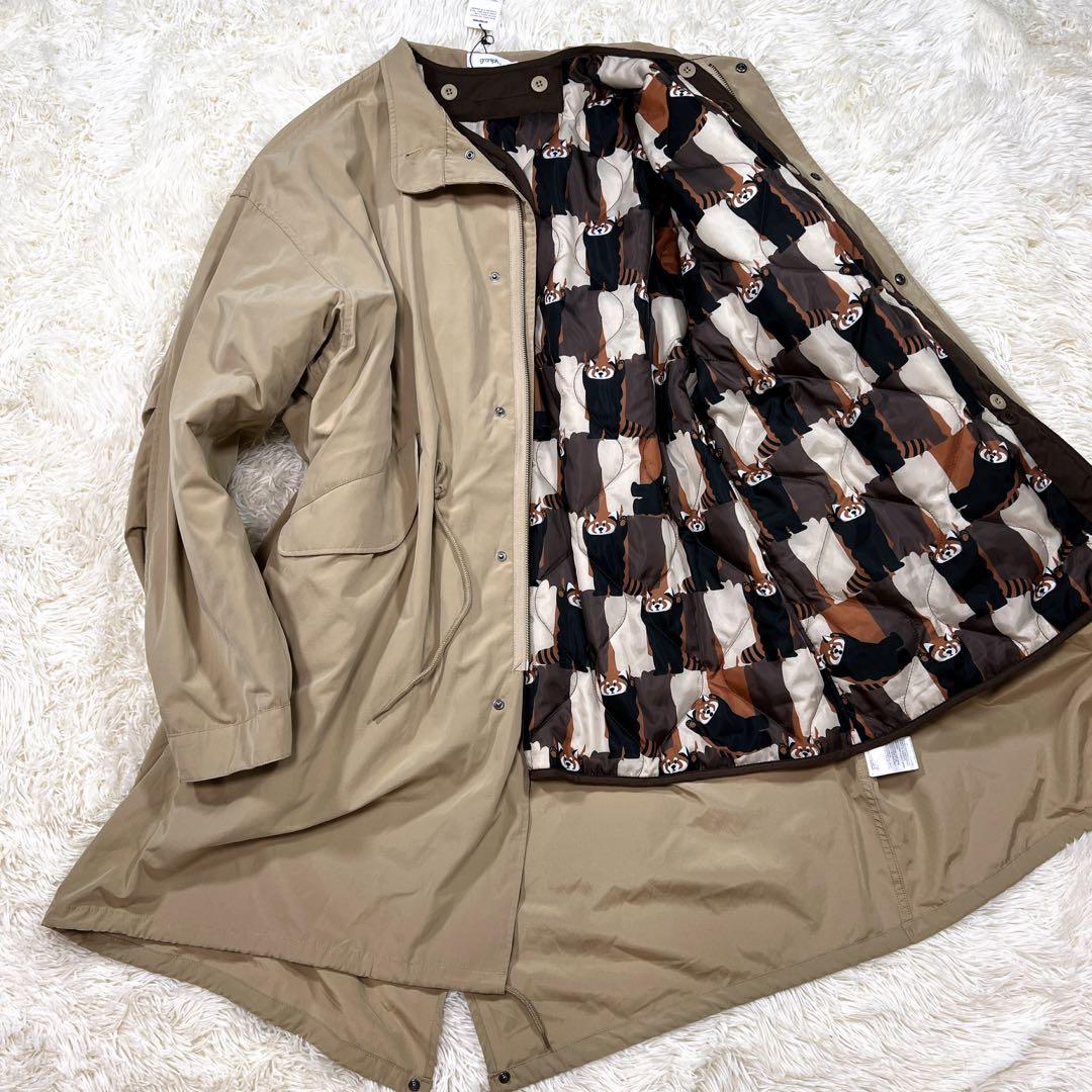 新品未使用✨️グラニフ モッズコート IKAKU レッサーパンダ Lサイズ