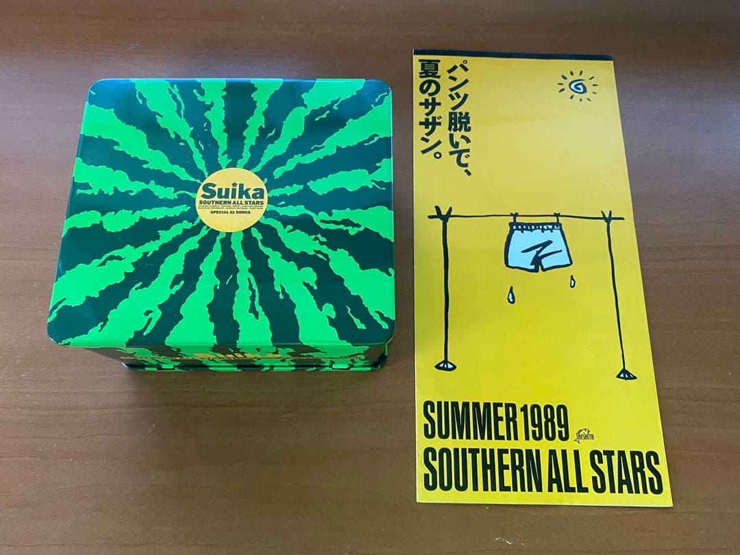 美品 suika フライヤー付きサザン★おまけ付き★ ポッ。 サザンオールスターズ 初回限定CD Suika すいか 帯 付属品全て揃い