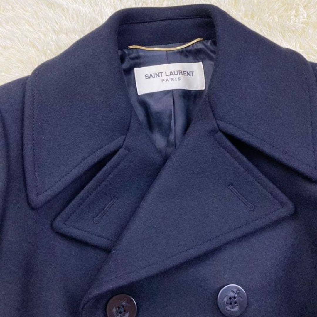 美品！ エディ期 サンローラン 2015年製 ピーコート ブラック 36サイズ