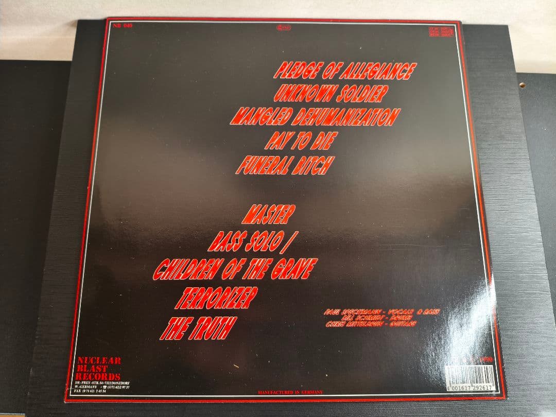 MASTER レコード Nuclear Blast NB 040