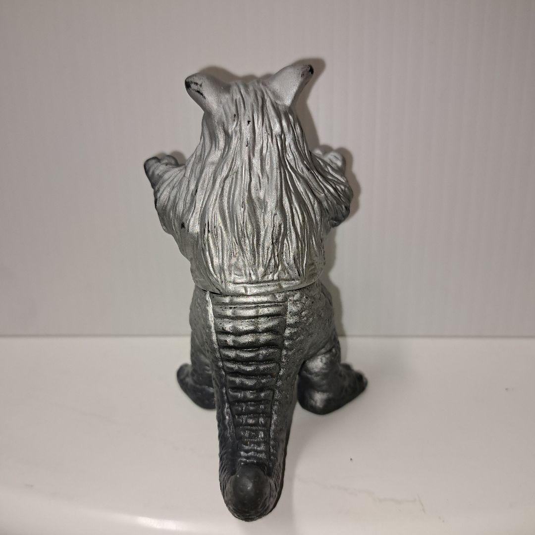 パチ 怪獣 ソフビ 銀色 フィギュア 無版権 レトロ レア 昔