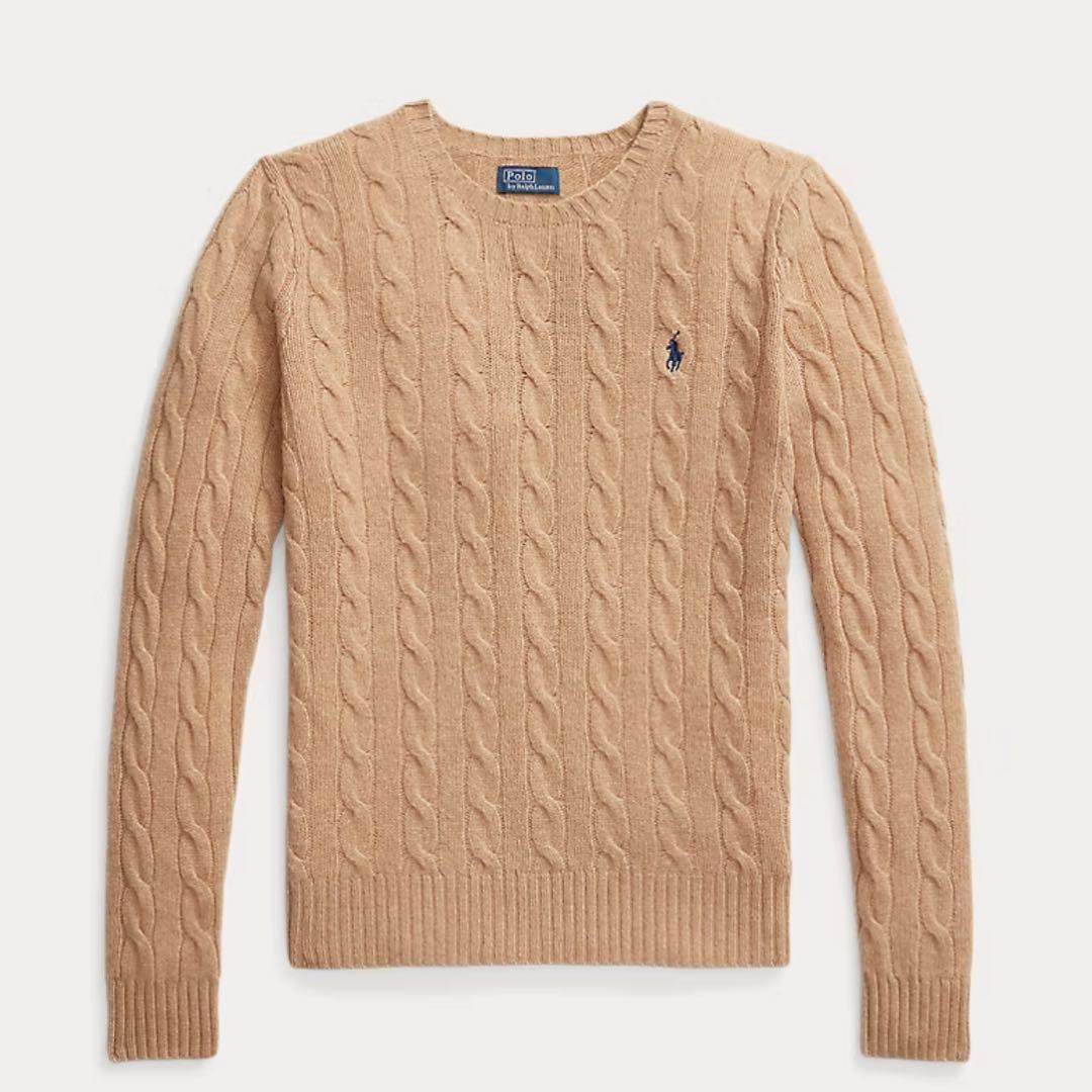 人気【新品正規品】ポロラルフローレンケーブルニットセーター綿