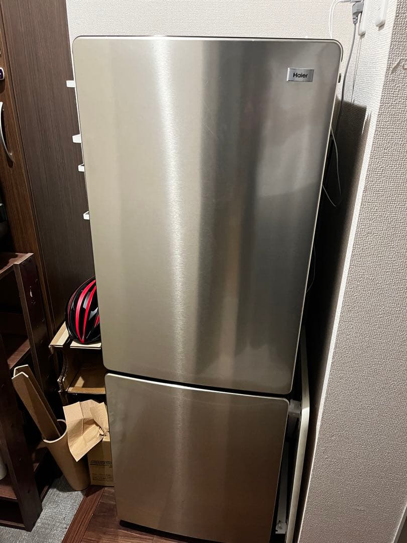 冷蔵庫 ステンレスブラック [2ドア /右開きタイプ /173L] ORIGINALSELECT 冷蔵庫 2ドア 右開き 173L 冷凍室 54L 幅50.2cm