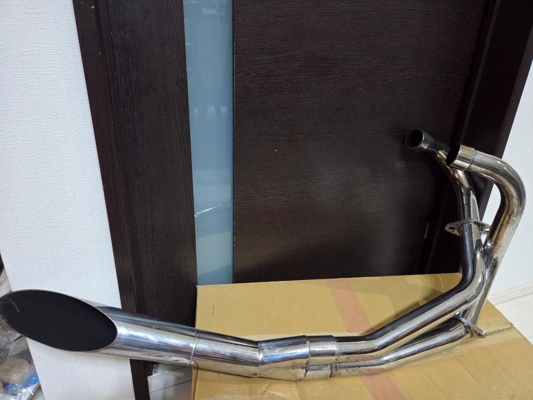 GS400　Newウイング管　ハス切り仕様 バイクプロデュースウイング / GS400用NEWウイング管 ハス切りタイプ