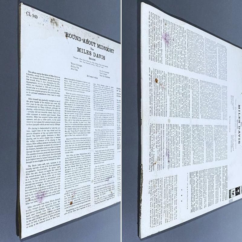 ☆人気の名盤【USオリジナル／MONO／深溝／マト1C1A】マイルス