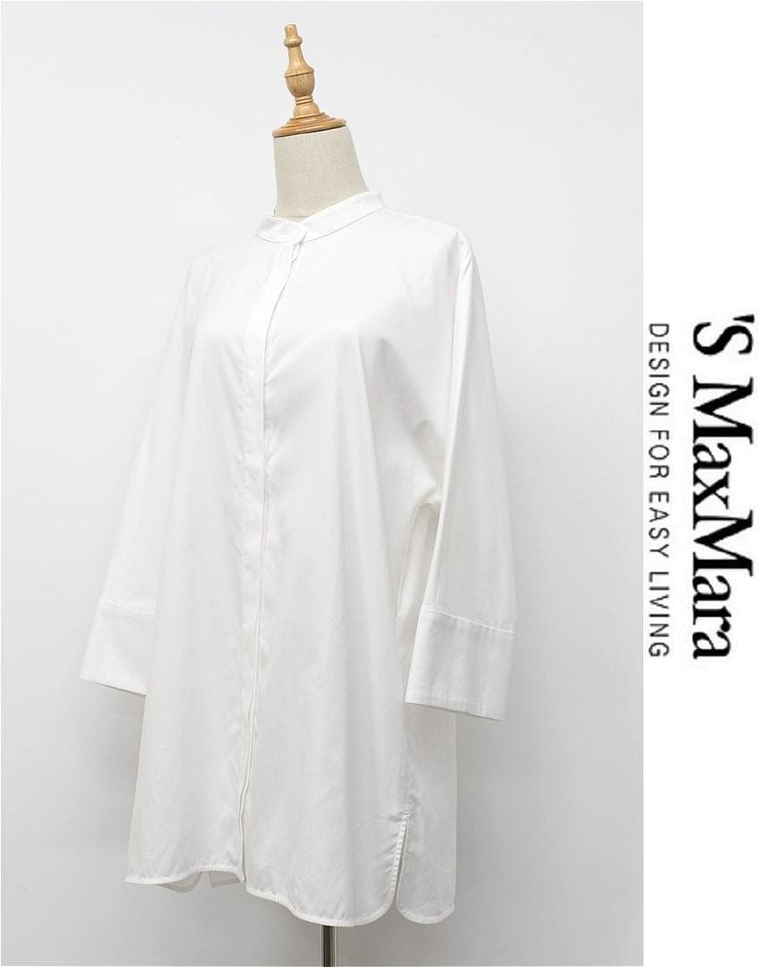 HGD-P312/美品 S MAXMARA ブラウス ロング丈 ドルマン 40 S Max Mara - HGD-P312/美品 S MAXMARA ブラウス ロング丈 ドルマン 40