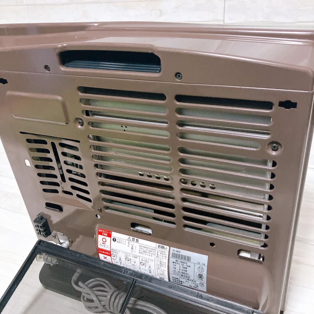 リンナイ ガスファンヒーター RC-Y4001E 都市ガス用 大阪ガス製 美品