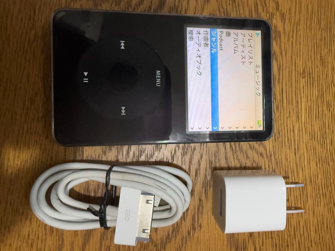 iPod Classic A1136 80GB 美品 動作確認済み ケーブル付 - メルカリ
