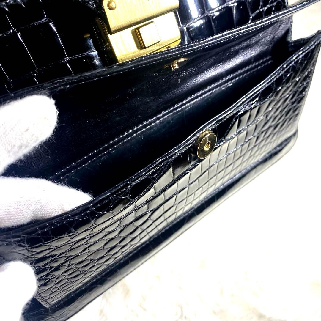 Nari様専用】✨高級✨amiet アミエット クロコダイル ビジネスバッグ