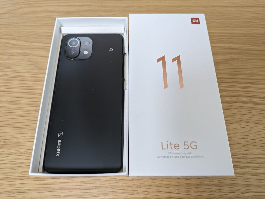 Xiaomi Mi 11 Lite 5Gトリュフブラック 6GB 128GB