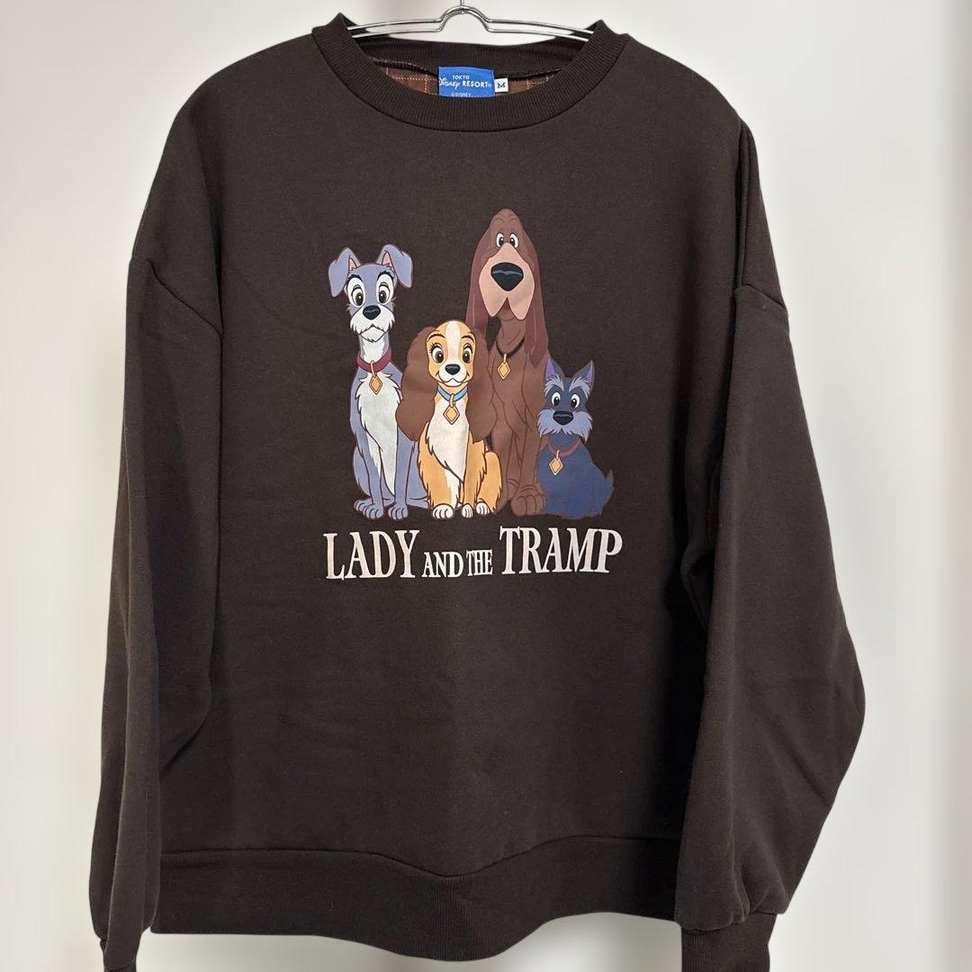 ディズニーリゾート わんわん物語 トレーナー スウェット 茶色