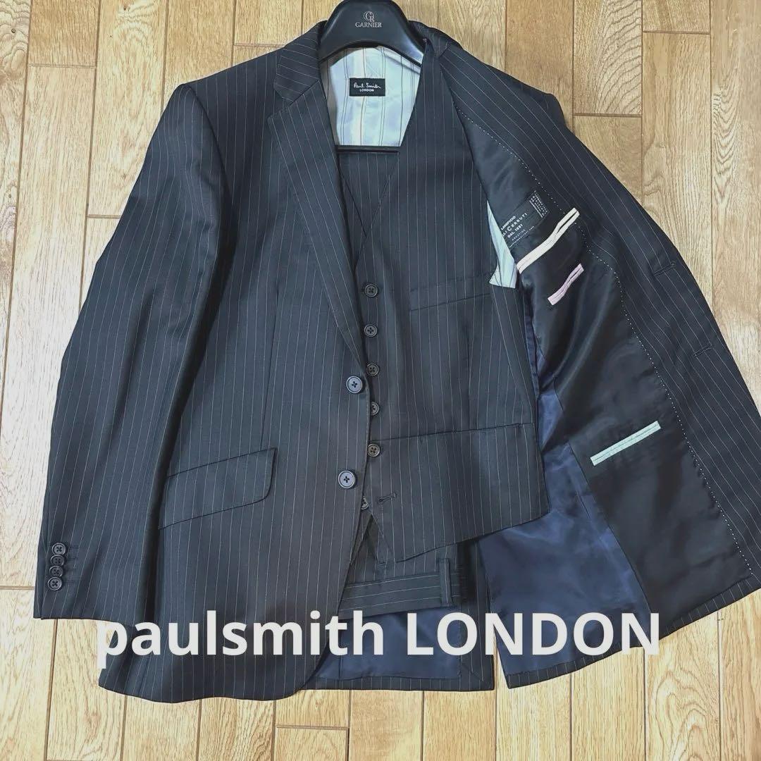 希少 ポールスミス CERRUTI セットアップ 3ピース ベスト M 3ピーススーツのベスト、「誰でもお洒落に着られる」のはこんなカタチ