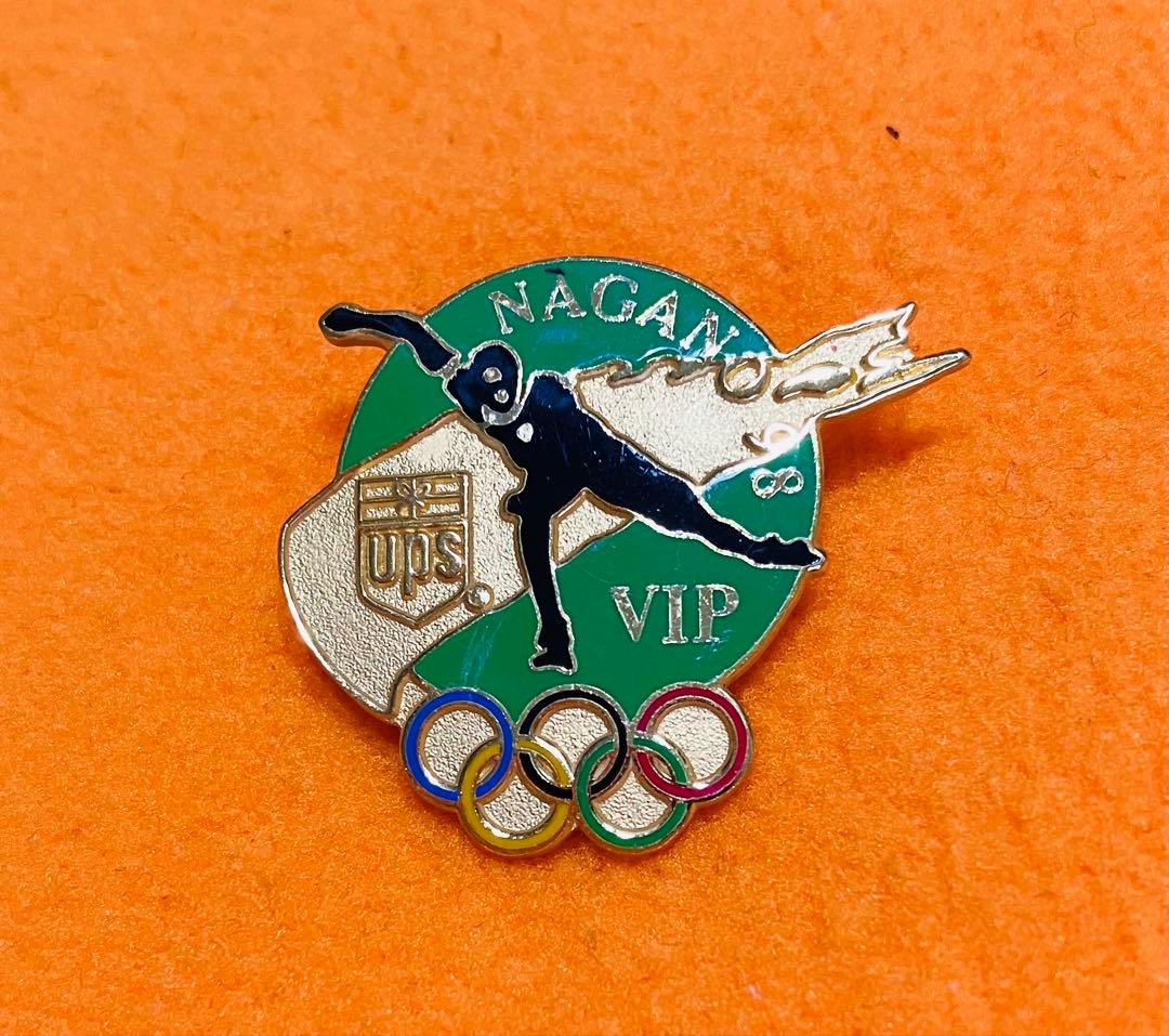 1998長野オリンピック ピンバッジ/UPS VIP グリーン - メルカリ