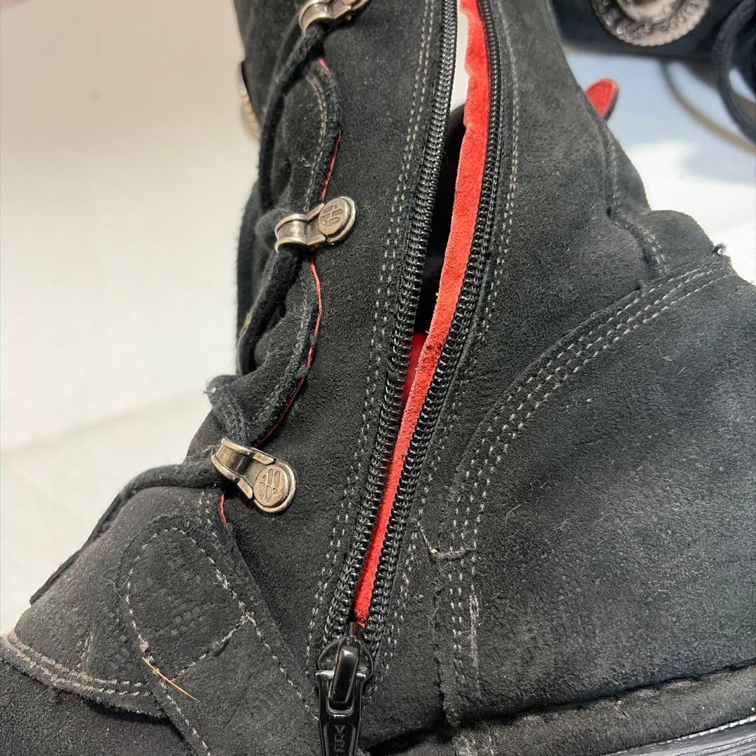 00's NEW ROCK ニューロックブーツ スエード y2k 27.0cm