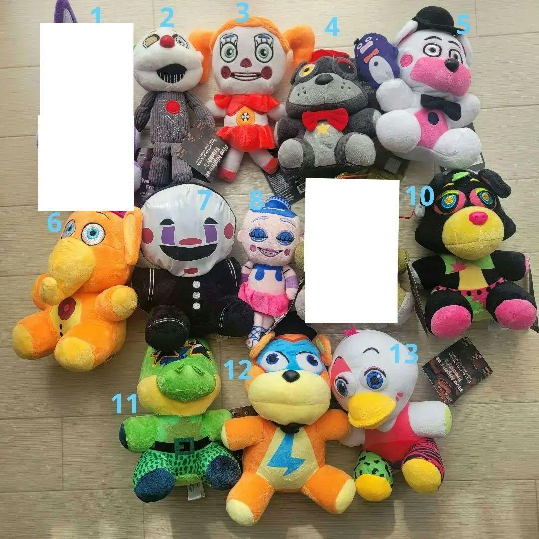 fnaf ファイブナイツアットフレディーズ ぬいぐるみ まとめ売り - メルカリ
