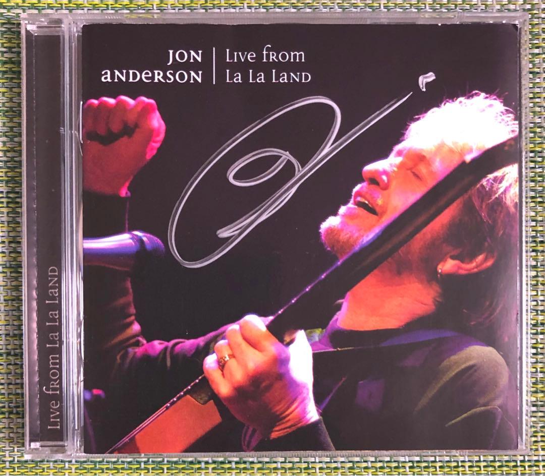 【希少UK盤直筆サイン2CD】ジョン・アンダーソン　ライブ・フロム・ララランド 希少UK盤直筆サイン2CD】ジョン・アンダーソン ライブ・フロム
