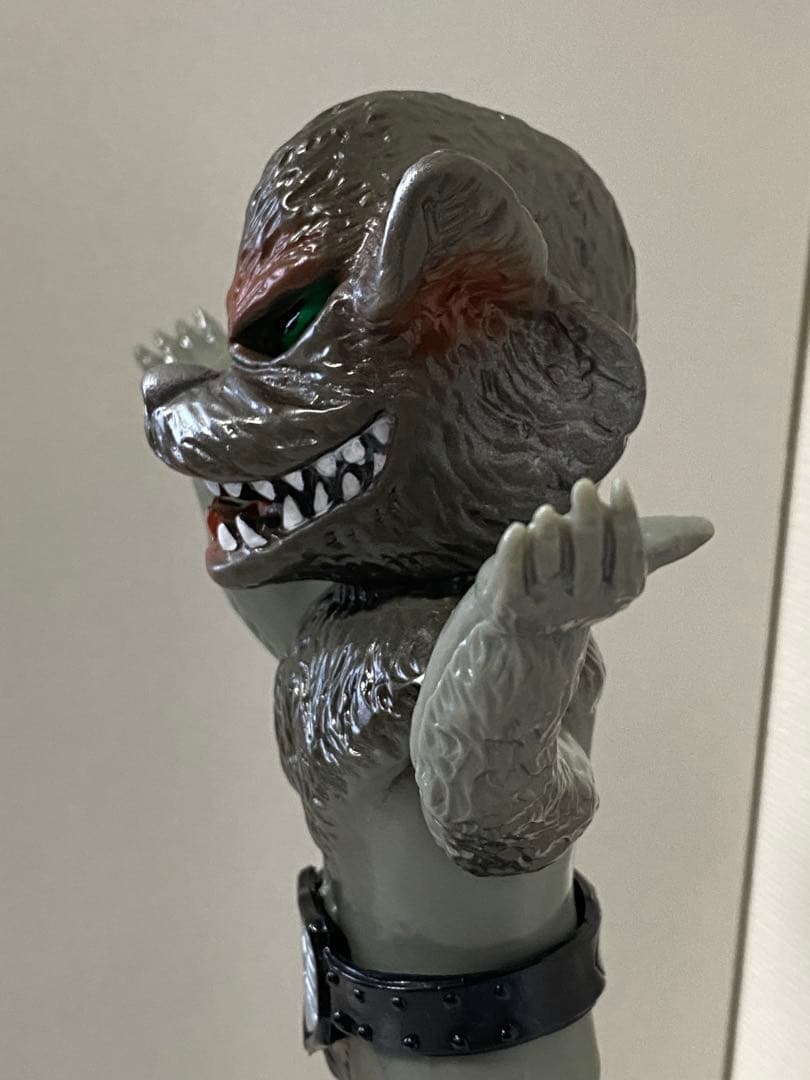 仮面ライダー/ソフビ/ユニファイブ/人形/レトロ/怪人/オオカミ男