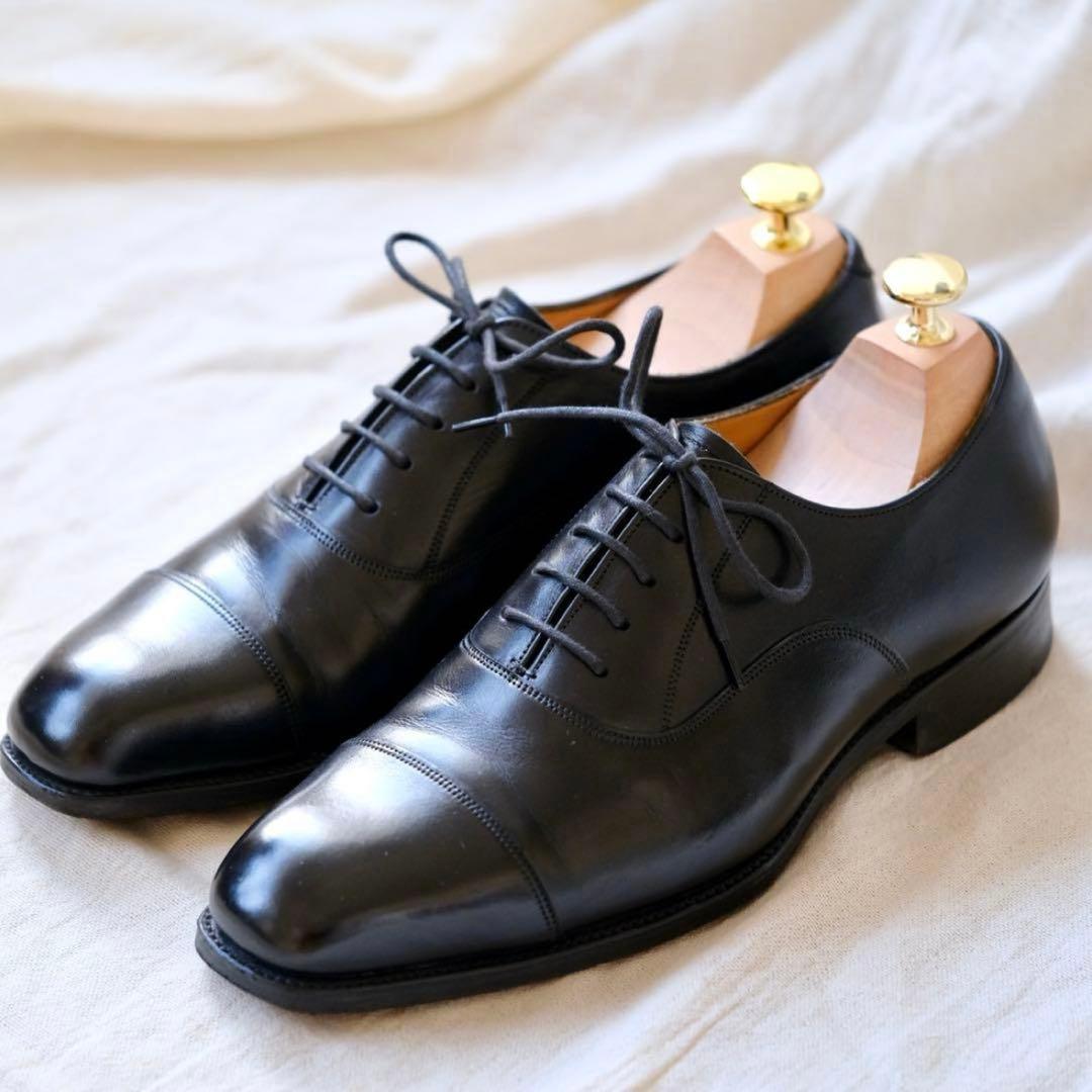 値下げ中　美品Tricker'sトリッカーズオックスフォードストレートチップ黒6 中古・古着通販】Tricker's (トリッカーズ) ストレートチップシューズ