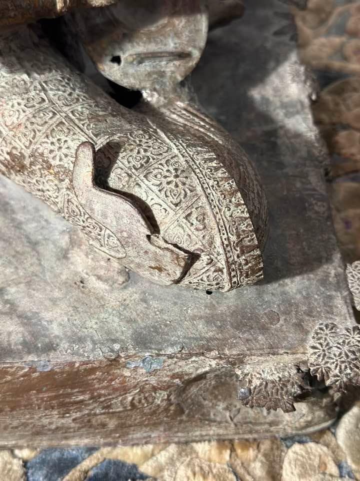 貴重】タイ仏像 19世紀 古銅鍍金仏 ガンダルヴァ - メルカリ