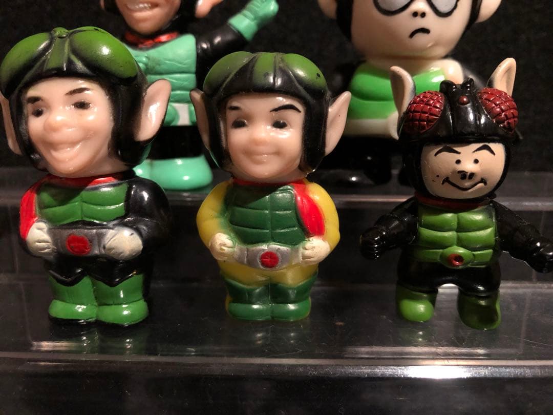 貴重 当時物 無版権 ソフビ 仮面ノリダー チビノリダー パチ物