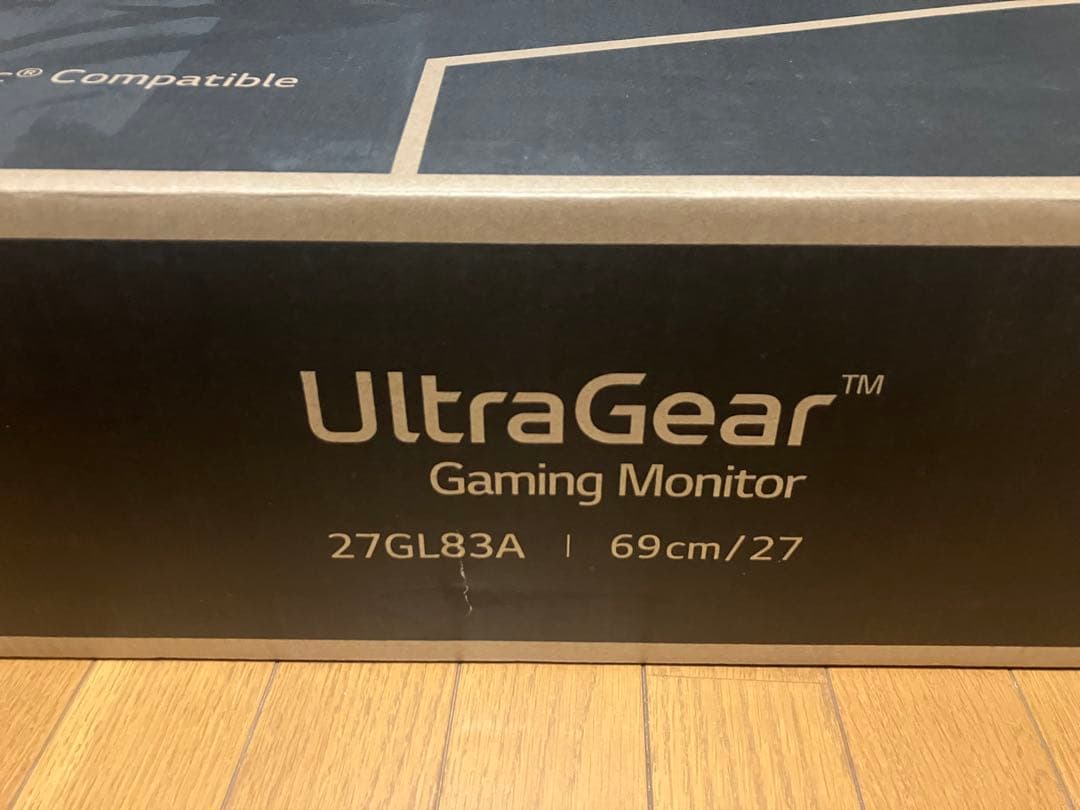 LG ウルトラギア　27GL83A WQHD 144Hz モニターアーム付き 27