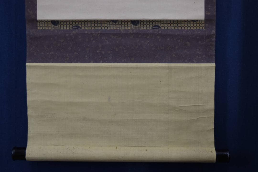 真作】大徳寺429世/明堂宗宣/墨竹画賛/竹之図/掛軸/名家伝来/AA-432