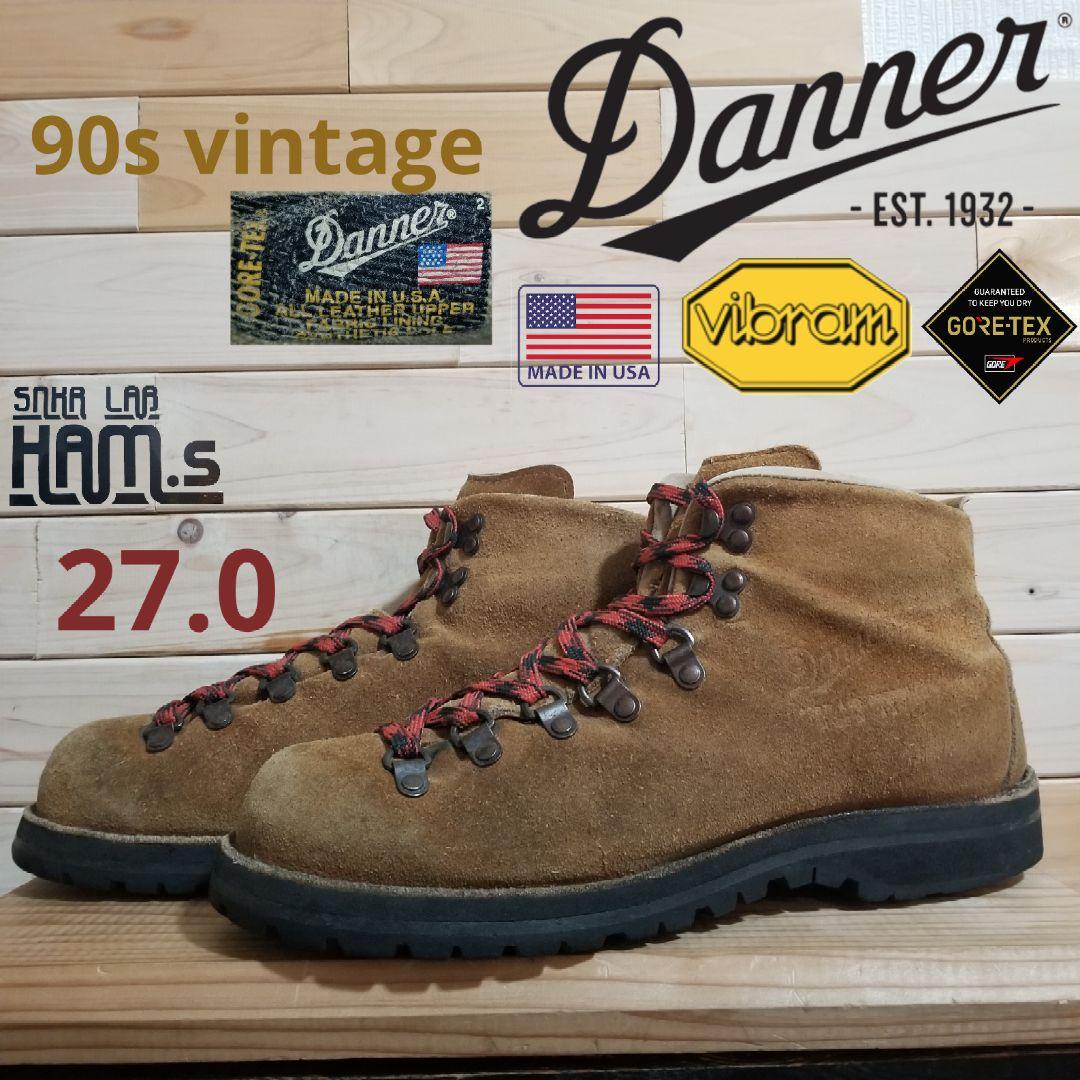 美品 希少 USA製 ダナー マウンテンライト スエード 黒タグ 27 - メルカリ