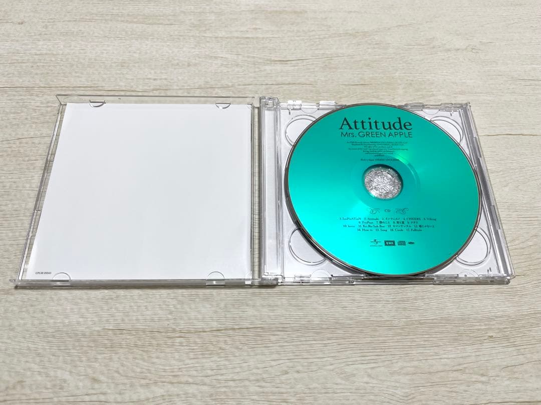 《正規品》Mrs.GREEN APPLE / Attitude 初回限定盤